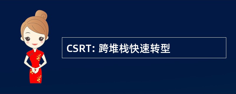 CSRT: 跨堆栈快速转型