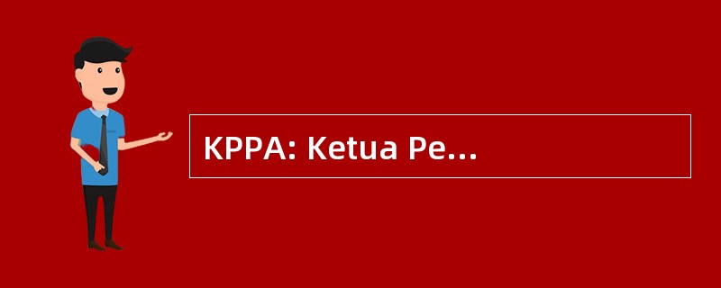 KPPA: Ketua Pengarah Perkhidmatan 坦