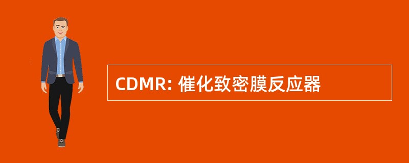 CDMR: 催化致密膜反应器