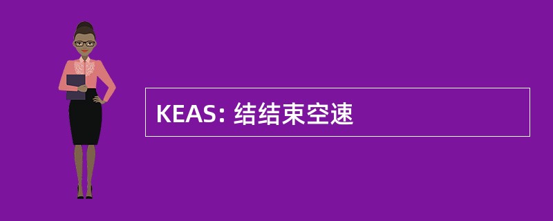 KEAS: 结结束空速