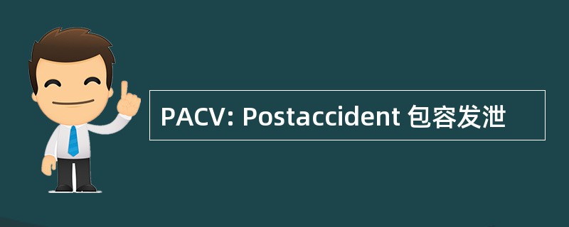 PACV: Postaccident 包容发泄