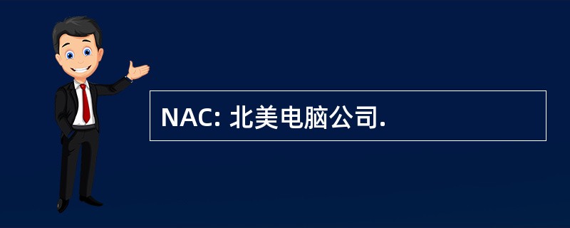 NAC: 北美电脑公司.