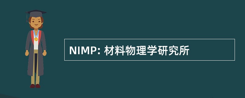 NIMP: 材料物理学研究所