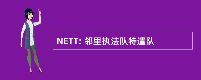 NETT: 邻里执法队特遣队