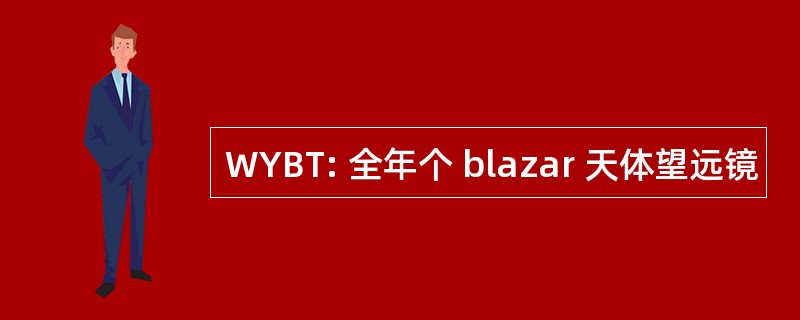 WYBT: 全年个 blazar 天体望远镜