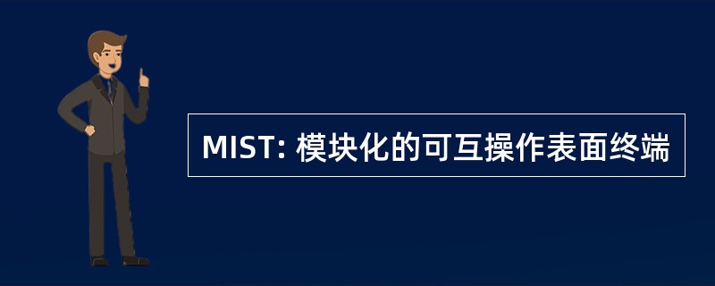 MIST: 模块化的可互操作表面终端