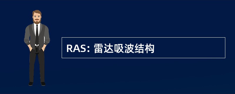 RAS: 雷达吸波结构