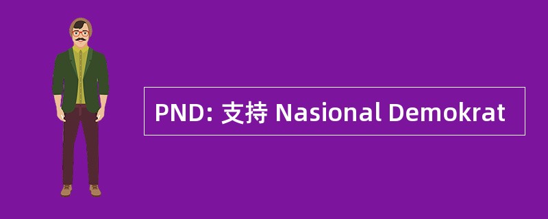 PND: 支持 Nasional Demokrat