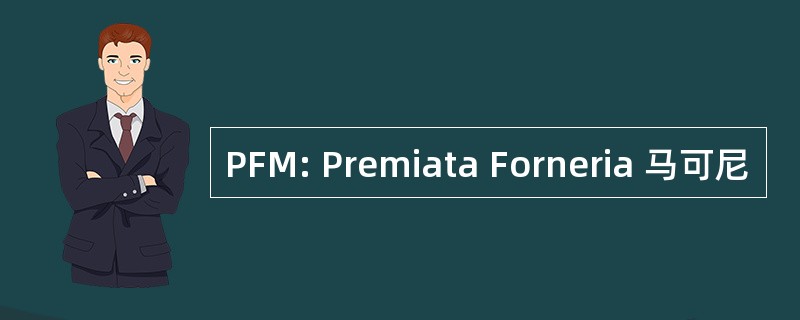 PFM: Premiata Forneria 马可尼