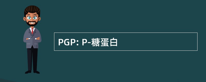 PGP: P-糖蛋白