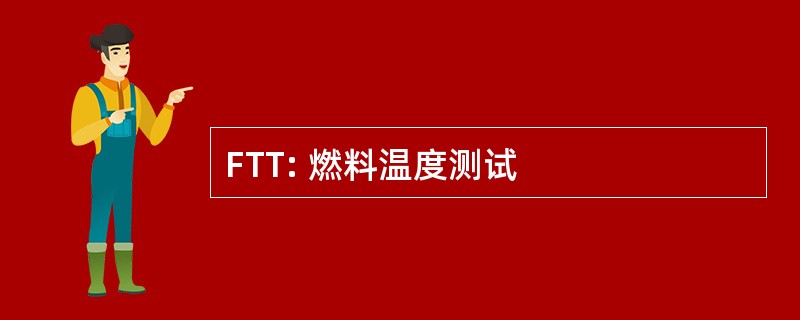 FTT: 燃料温度测试