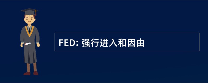 FED: 强行进入和因由