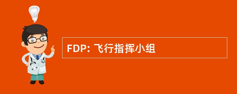 FDP: 飞行指挥小组