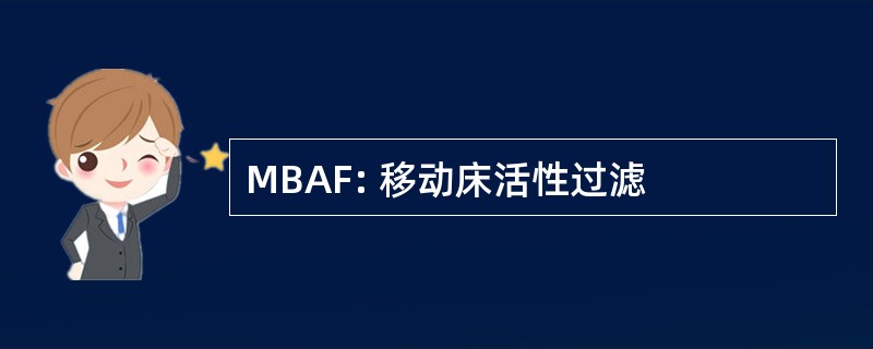 MBAF: 移动床活性过滤