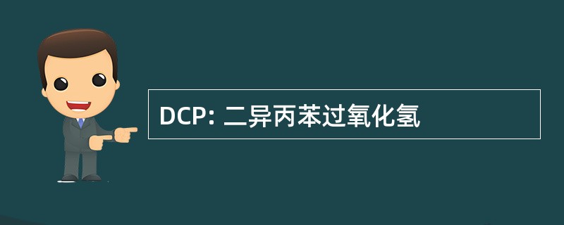 DCP: 二异丙苯过氧化氢