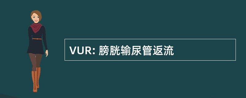 VUR: 膀胱输尿管返流