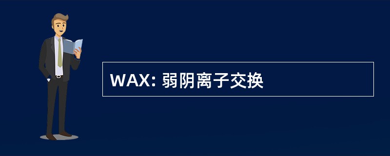 WAX: 弱阴离子交换