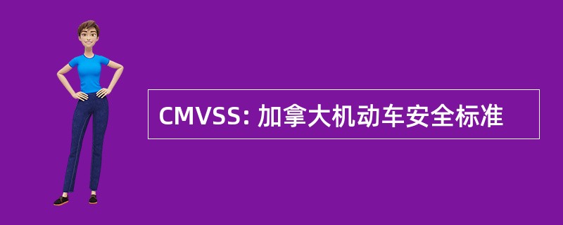 CMVSS: 加拿大机动车安全标准