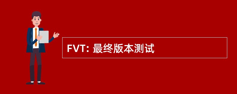 FVT: 最终版本测试