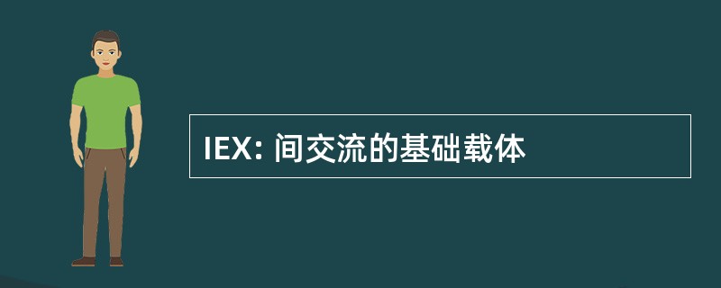 IEX: 间交流的基础载体