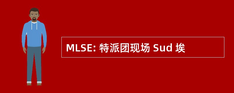 MLSE: 特派团现场 Sud 埃