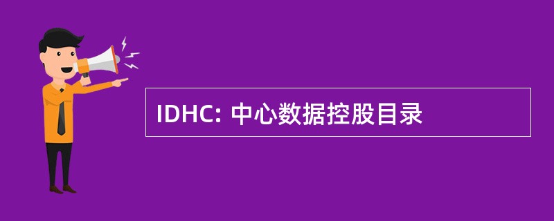 IDHC: 中心数据控股目录