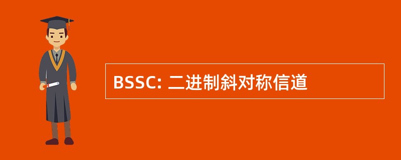 BSSC: 二进制斜对称信道