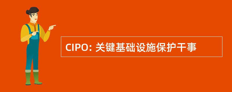 CIPO: 关键基础设施保护干事