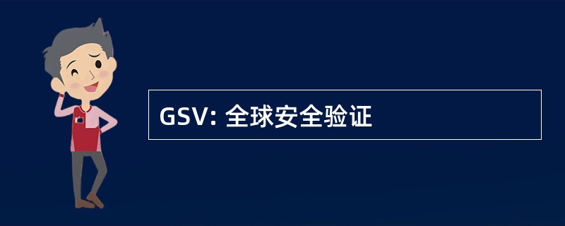 GSV: 全球安全验证