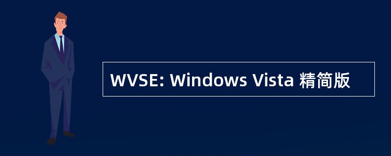 WVSE: Windows Vista 精简版