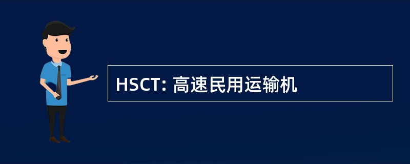 HSCT: 高速民用运输机