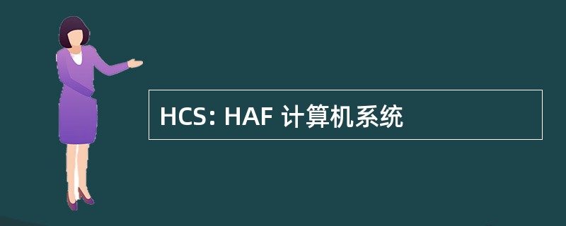 HCS: HAF 计算机系统