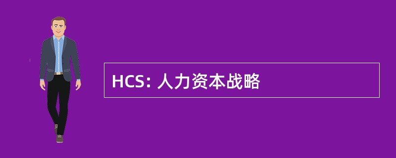 HCS: 人力资本战略