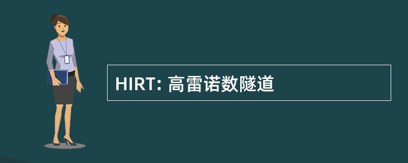 HIRT: 高雷诺数隧道