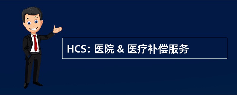 HCS: 医院 & 医疗补偿服务