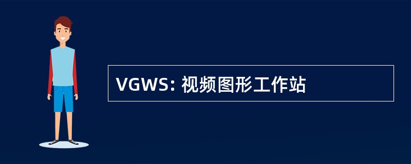 VGWS: 视频图形工作站