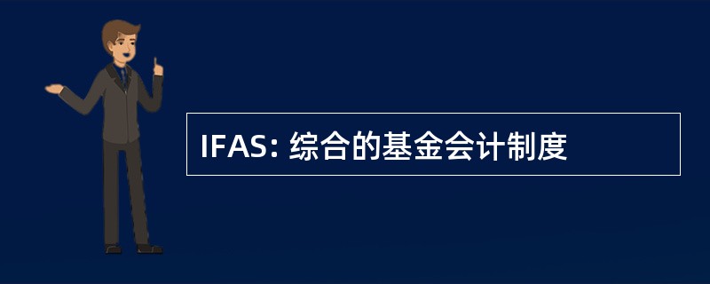 IFAS: 综合的基金会计制度