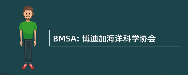 BMSA: 博迪加海洋科学协会