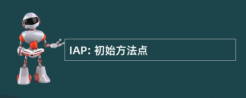 IAP: 初始方法点