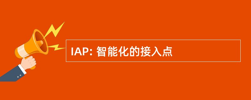 IAP: 智能化的接入点