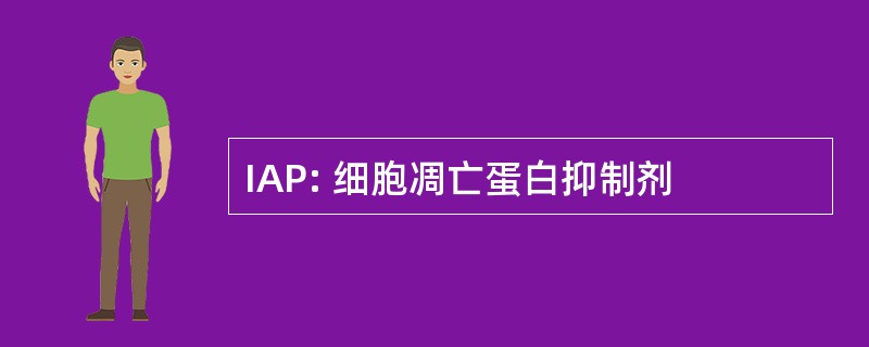 IAP: 细胞凋亡蛋白抑制剂