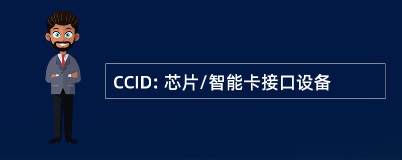 CCID: 芯片/智能卡接口设备