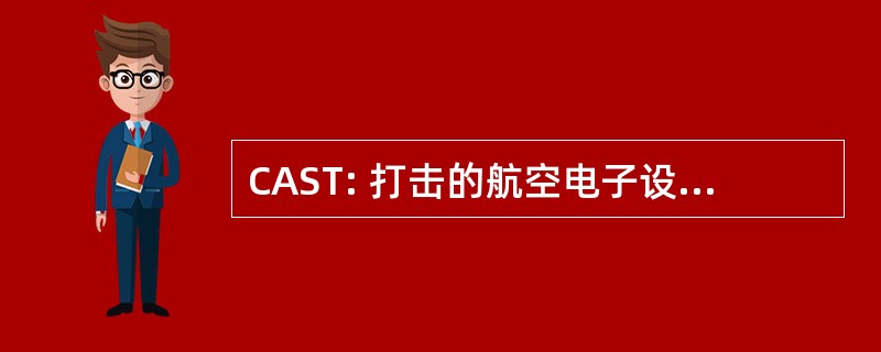 CAST: 打击的航空电子设备支持团队