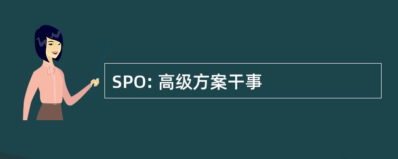 SPO: 高级方案干事