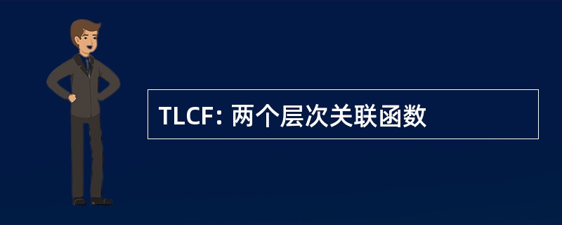 TLCF: 两个层次关联函数