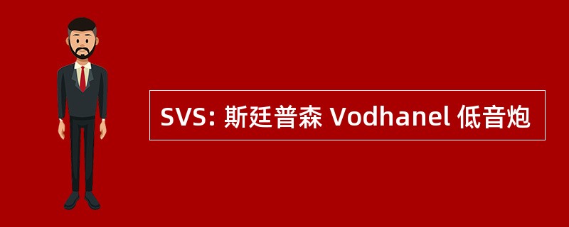 SVS: 斯廷普森 Vodhanel 低音炮