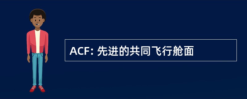 ACF: 先进的共同飞行舱面