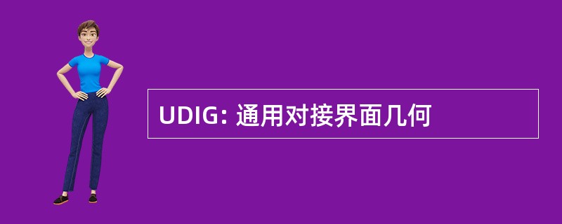 UDIG: 通用对接界面几何