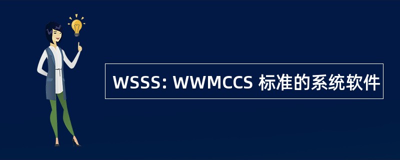 WSSS: WWMCCS 标准的系统软件