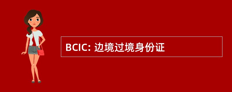 BCIC: 边境过境身份证